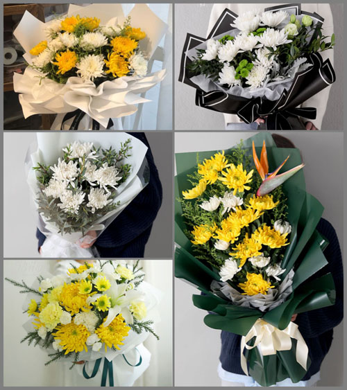 四川达州通川区碑庙镇白事花束代送